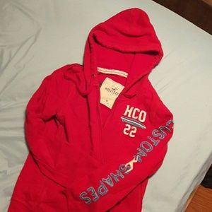 Red hoodie sweatshirt